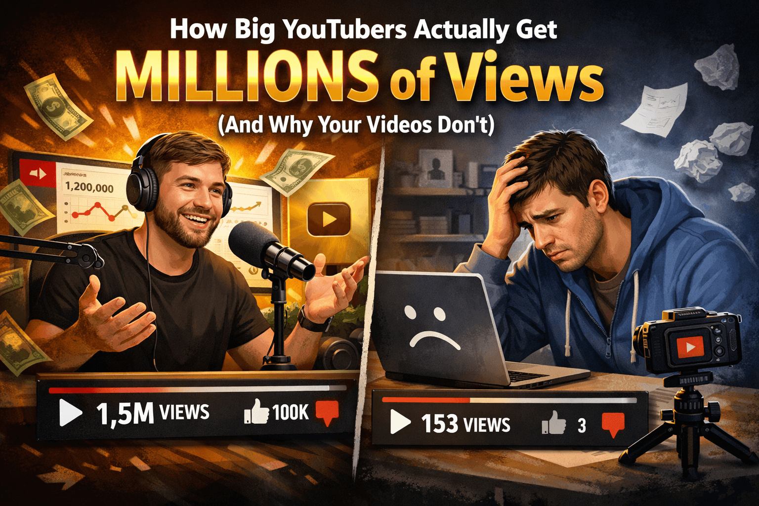 How Big YouTubers Actually Get Millions of Views and Why Your Videos Don’t