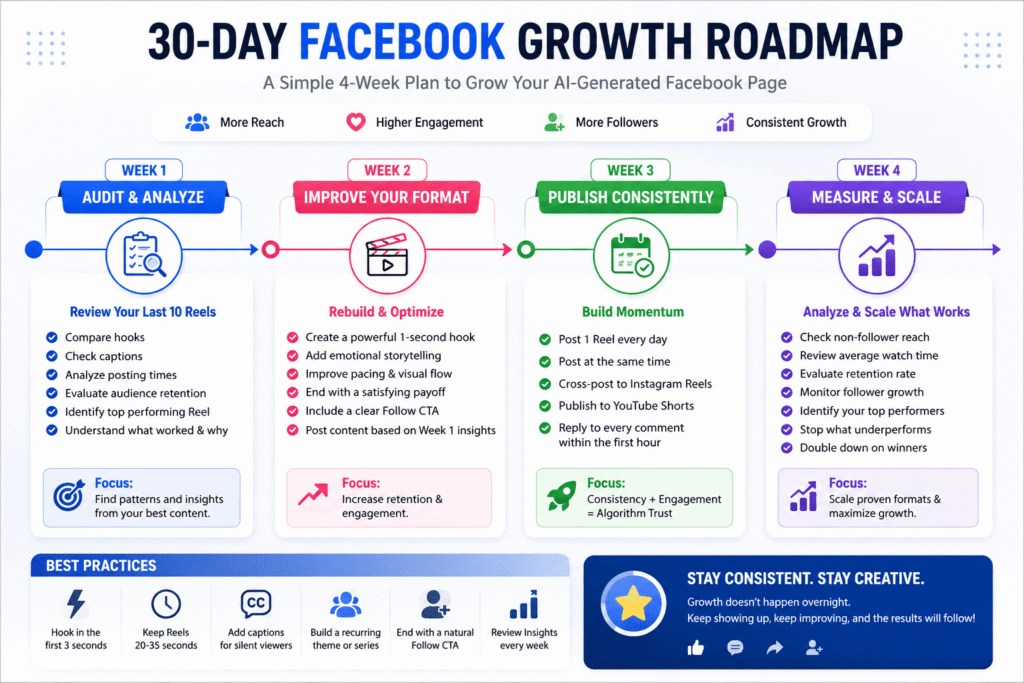 I Facebook page not growing 30-day growth strategy